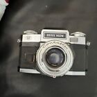 Zeiss Ikon 35mm Camera   Carl Zeiss Tessar Lens 2 8 50 Leather Case Set Vintage