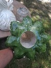 Vintage Flocked Ceramic Christmas Tree   signed  