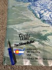 Vintage 1984 Coors Light Colorado Mountains Hal Shelton Ski Poster Ad
