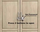 4 Pack Child Proof Sliding Cabinet Door Code Locks Baby Safety Cupboard Locks   