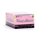 Blazy Susan Pink 1 1 4 Rolling Papers Full Box 50 Packs 50 Leaves 2500 Total