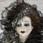 Unique Creations Lady Face Mask Wall Hanging Decor Missing Earring Vintage 12   