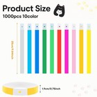 1000pcs Puppy Id Bands  9 8 Inch Whelping Collars For Newborn Puppies  Connec   