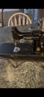 1950s Singer Featherweight 221 Portable Sewing Machine In Box Works 