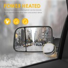 Pair Power Heated Temp Sensor Tow Mirrors For 09-18 Dodge Ram 1500 2500 3500