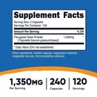 Nutricost Fenugreek Seed 675mg  240 Capsules - Gluten Free   Non-gmo