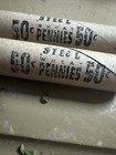 One 1943 Mixed Mint And Date Roll Circulated Steel Lincoln Cents 50 Coins