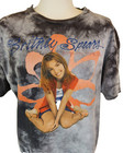 Britney Spears Baby One More Time T Shirt - Size Small Tie Dye Gray