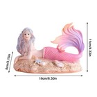 Rayberro 4 33  Mermaid Figurines Resin Mermaid Sculpture Mediterranean Prince   