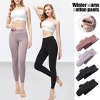 1pcs Women Ladies Thermal Leggings Thick Fleeced Winter Warm High Waist Pants