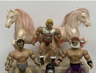 Vintage 1980 s Masters Of The Universe Motu He Man Action Figures Lot Of 9