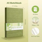 Hardcover Sketch Book 60 Sheets Thick Drawing Paper Art Pad Notebook