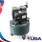 40l Port  til Compresor De Aire Silencioso M  dico Dental Libre De Aceite 800w