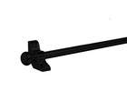 13  X Matt Black Stair Rods Ball Finials - 725mm X 10mm - Next Day Delivery