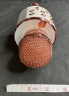 Ws-858 Wireless Bluetooth Karaoke Microphone Rose Gold Works Needs Battery