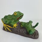 Vintage retro Style Frogs Mechanical Coin Bank Cast Iron Collectible