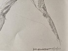 Charcoal Drawing From Life 13x9 5  Energetic Nude Male Signed Original Marrero
