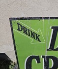 Vintage Advertising Drink Crush Lime Tin Sign 