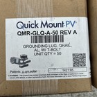 10x 50 Count Quick Mount Universal Qclick Qmr-glq-a-50 Pv End Cap  Light  Black
