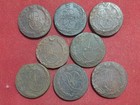 Russia Set 8  5 Kopeks 1759 92 Em Catherina Ii
