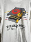 Vtg 90s Miller High Life T Shirt M Single Stitch Summerfest Perfect Match Usa