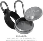 Premium Carrying Case     Durable Travel Keychain Container  Medicine Pill Organiz