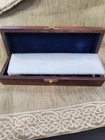 Vintage Nautical Maritime Brass Miniatures 6pc Collectable Wood Box