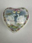Royal Yarmouth Love Me Tender Swan Heart Porcelain Music Box 1988 Japan