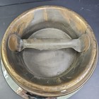 Very Rare Antique Brass Milk Container Jug Lid Amazing Piece 9 Inch Container