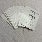 Risk Board Game Vintage Parker Brothers Replacement Cards Parts Pieces-all There
