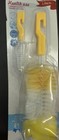2pc Baby Bottle Cleaner Nipple Cleaning Brush Set Wash Cup Sponge Scrubbing Tool