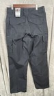 Tru-spec Tactical Pants Men   s Size 30x Black 24-7 Series Rip Stop Unhemmed