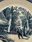 2   Royal  Currier   Ives   Pie Plates  10   Snowy Morning