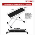 5core Guitar Foot Stool Height Adjustable Folding Leg Rest Classical Footrest