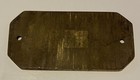 Vintage Brass Plaque Gate Sign Beware Of The Dog
