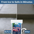 Blue Rock Salt Ice Melt     Fast-acting Blue Ice Melter For Driveway   Sidewalk