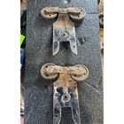 Vintage Industrial Sliding Barn Door Pulley Roller Assembly Hardware Set