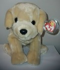 Ty Beanie Buddy Fetch Golden Retriever Dog 10  New Mwmt Plush Stuffed Animal Toy