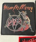 Slayer Patches  set Of 3  Woven Sew On Battle Jacket Patch Vest Thrash Metal