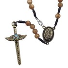 Rosary St  Michael The Archangel In Wood  Angelic Crown  Rosary Of St  Michael