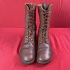 Vintage 1950 Bf Goodrich Army Military Leather Jump Boots - Us Size 12ee