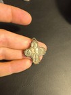 5 5 Grams Lumin Vintage 925 Sterling Silver Saints St  Catholic 4 Way Cross