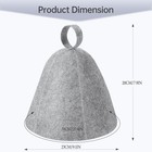 2 Pack Sauna Hat  Wool Felt Sauna Cap Russian Banya Cap Unisex Sauna Hat