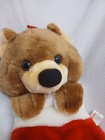 Vintage Christmas Stocking Plush Teddy Bear 3d By Smithy 22 