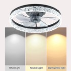 20  Modern Fan Lights Flush Mount Led Ceiling Light Kit With Remote App Control