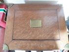 Antique Oak Silverware Storage Chest  Large  Needs Lining