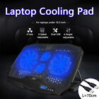 Gaming Laptop Cooling Pad With 3-6 Fans Led Laptop Cooler Stand 12-17  Laptop