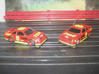 New  Pair Of Tyco Ho Slot Car   Tcr Red  8 Tyco Race Car With Red Wheels   