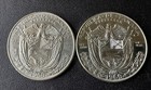 Lot Of 2 Panama 1 Balboa Proof Silver-24 06g Asw Each-milky Surfaces Scratches