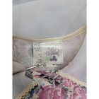 Vtg Miss Victoria Girls 6 Velvet Floral Party Dress Burgundy Sheer Sleeve 90s